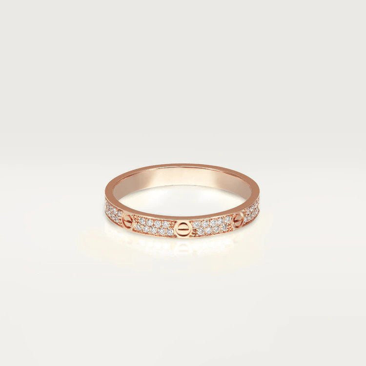 [BIJOUX]LOVE RING 2.65MM DIAMOND