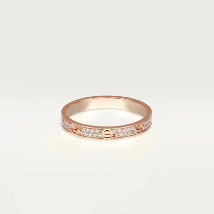 [BIJOUX]LOVE RING 2.65MM DIAMOND